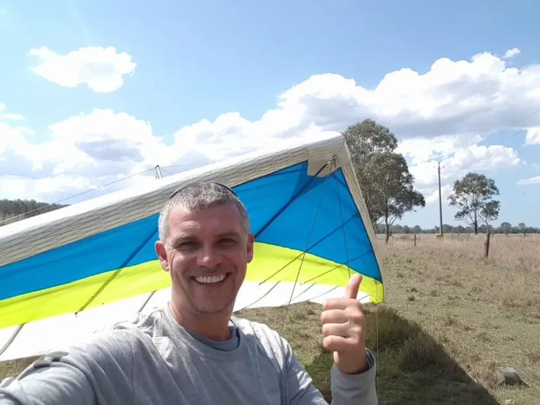 Jay longden hang gliding