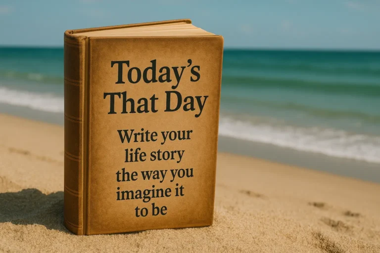 Jay Longden - Life Coaching Book on beach